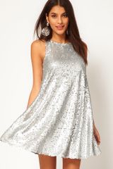 ASOS Collection Asos Swing Dress in Teardrop Sequin