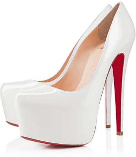 Christian Louboutin Daffodile in White - Lyst