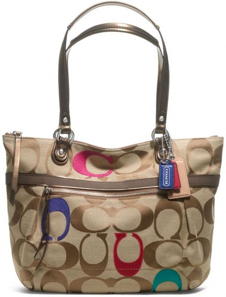 coach glam tote