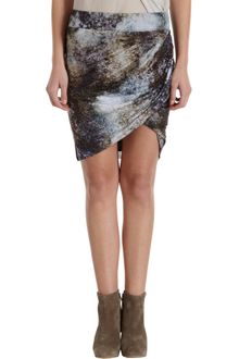 Helmut Lang Twist Mini Skirt - Lyst