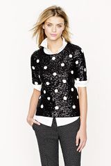 J.Crew Polkadot Sequin Top