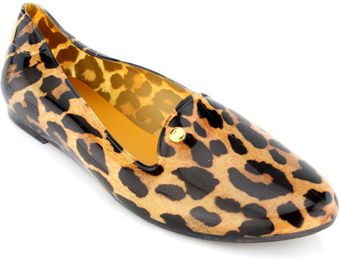 Melissa Orange Leopard Slipper - Lyst