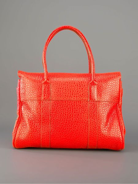 mulberry bayswater bag orange