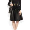 Alexander Mcqueen Doublebuckle Leather Waist Belt in Black - Lyst