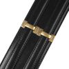 Alexander Mcqueen Doublebuckle Leather Waist Belt in Black - Lyst