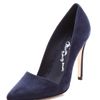 Alice + Olivia Dina Suede Pumps in Blue (midnight) - Lyst