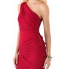 Alice + Olivia One Shoulder Goddess Dress in Red - Lyst