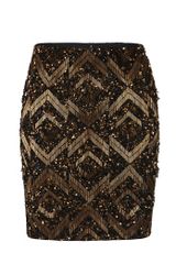 AllSaints Panel High Waisted Mini Skirt