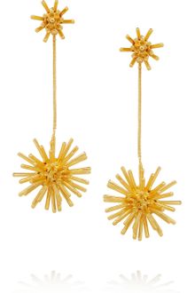 Aurelie Bidermann Condor 18karat Goldplated Clip Earrings - Lyst