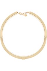 Chloé Edie Goldtone Hinged Collar Necklace