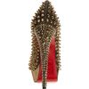 Christian Louboutin Lady Peep Spikes in Gold (grey) - Lyst