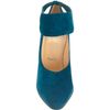 Christian Louboutin Suede Miss Zorra in Blue (peacock) - Lyst