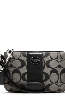 Coach Legacy Signature Small Wristlet - Lyst