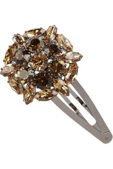 Dolce & Gabbana Swarovski Crystal Hair Clip - Lyst