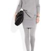 Donna Karan New York Draped Crossfront Cashmere Sweater in Gray - Lyst