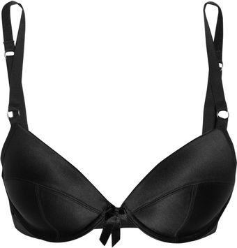 Elle Macpherson Dunescape Stretch satin Plunge Bra - Lyst