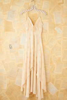Free People Vintage Floral Printed Hi Low Maxi Slip Dress - Lyst
