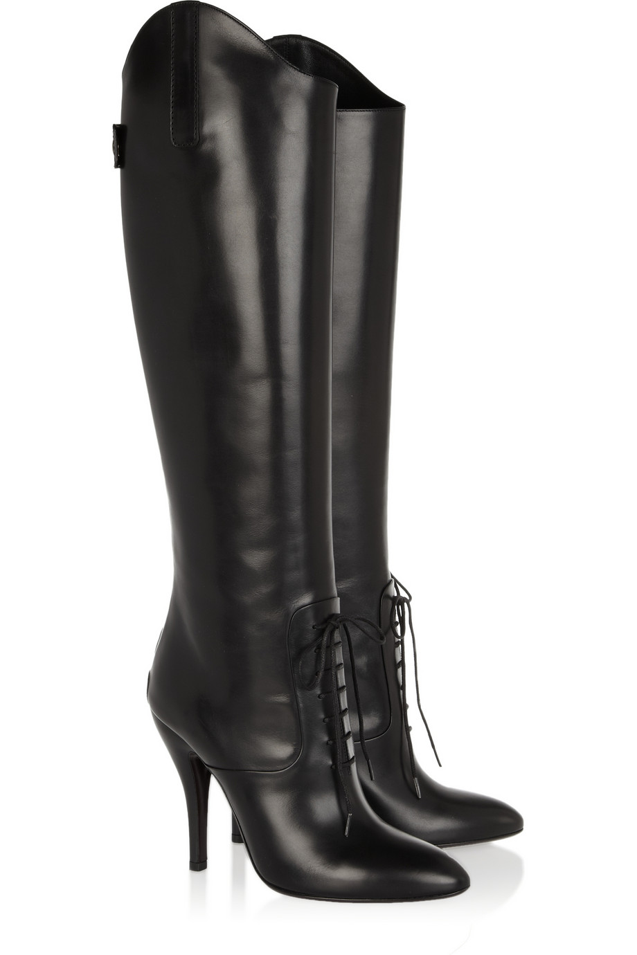 Gucci Leather Knee Boots In Black Lyst 2124