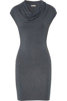Helmut Lang Helmut Draped Jersey Dress - Lyst