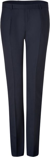 Hugo Dark Blue Virgin Wool Amaroheise Suit Pants - Lyst