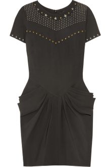 Isabel Marant Keaton Studembellished Crepe Mini Dress - Lyst