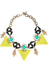 Lulu Frost Demeter Collage Resin and Glass Necklace