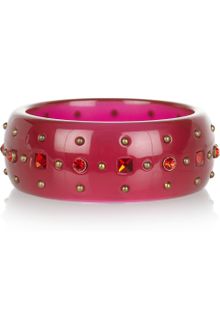 Marc By Marc Jacobs Embellished Resin Bangle - Lyst