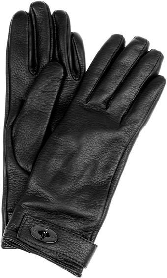 Mulberry Bayswater Cashmerelined Leather Gloves - Lyst