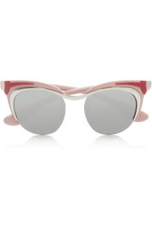 Prada Cat Eye Acetate Sunglasses - Lyst
