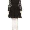 Topshop Crochet Lace Flippy Dress in Black - Lyst