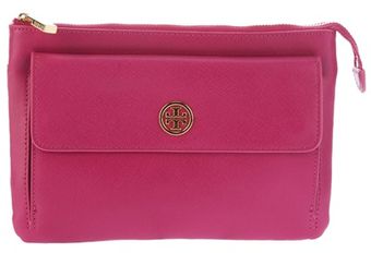 Tory Burch Robinson Leather Coin Purse - Lyst