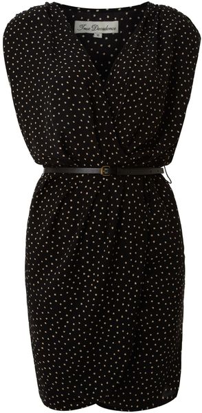 True Decadence Crossover Belted Dress - Lyst