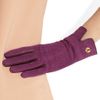 Yves Saint Laurent Chyc Cashmerelined Suede Gloves in Purple - Lyst