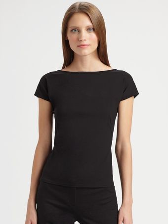 Akris Punto Stretch Jersey Top - Lyst