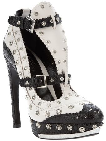 Alexander McQueen Stud Shoe - Lyst