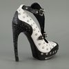 Alexander Mcqueen Stud Shoe in White - Lyst