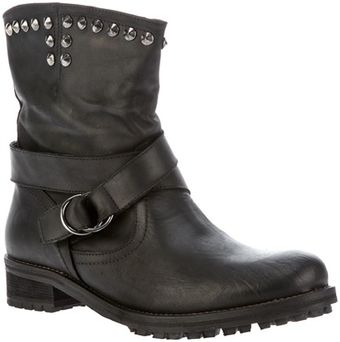 Chiara Ferragni Studded Biker Boot - Lyst