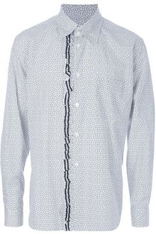 Comme Des Garçons Dotted Jagged Stripe Shirt - Lyst