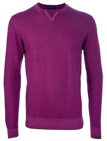 Daniele Fiesoli Layered Collar Sweater - Lyst