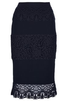 Dolce & Gabbana Lace Panel Skirt - Lyst