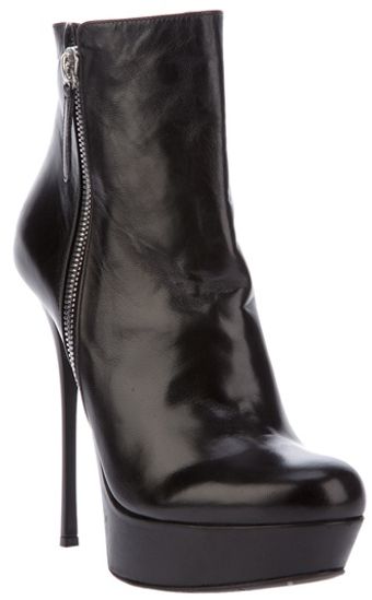 Gianmarco Lorenzi Stiletto Bootie - Lyst