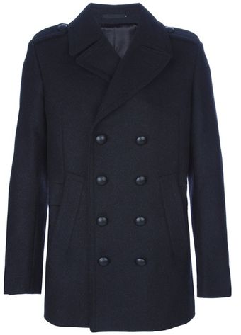 Givenchy Double Breasted Coat - Lyst