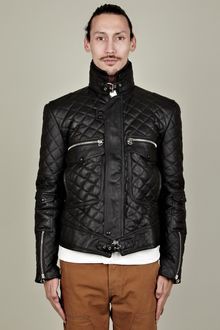 J.W. Anderson Jw Anderson Mens Quilted Biker Jacket - Lyst