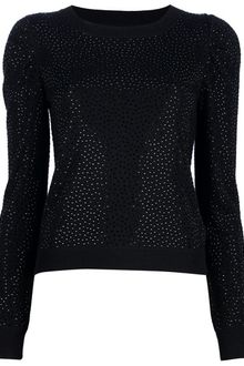 Alice + Olivia Embellished Sweater - Lyst