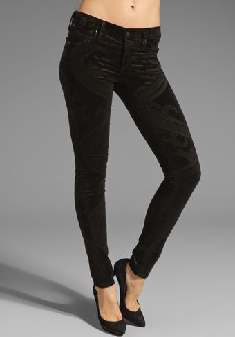 Citizens Of Humanity Avedon Velour Skinny Jeans - Lyst