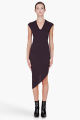 Helmut Black Agl Hem Dress