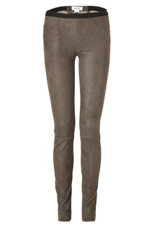 Helmut Lang Patina Stretch Leather Leggings - Lyst