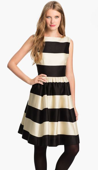 Kate Spade Carolyn Stripe Fit Flare Dress - Lyst