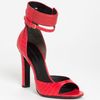 Alexander Wang Aminata Ankle Cuff Sandal in Red - Lyst