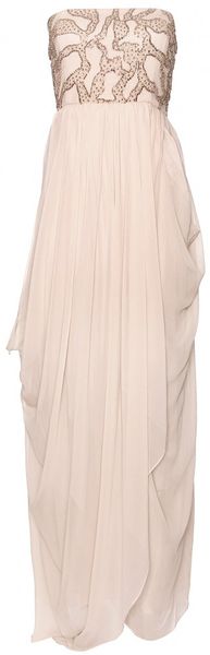 Alice + Olivia Bess Draped Tulip Front Gown - Lyst